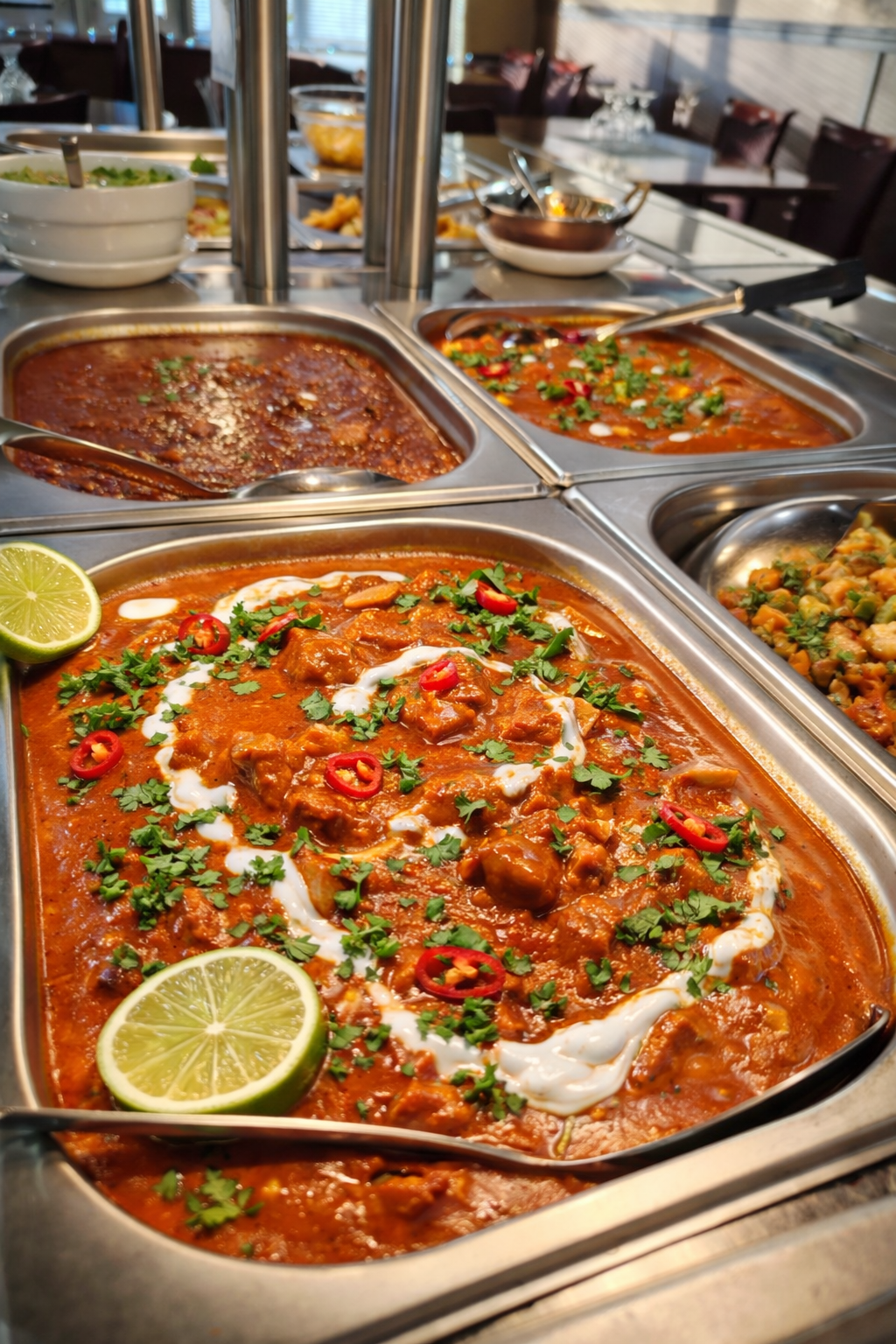 Intialaiset pataruoat & Butter Chicken